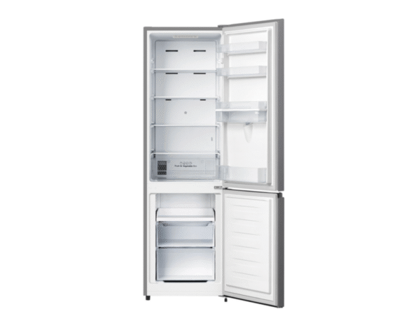 refrigerateur combiné (congél en bas) froid ventilé (no frost): sans givre newfrance rb329n4wde – largeur 55 x hauteur 179.5 cm